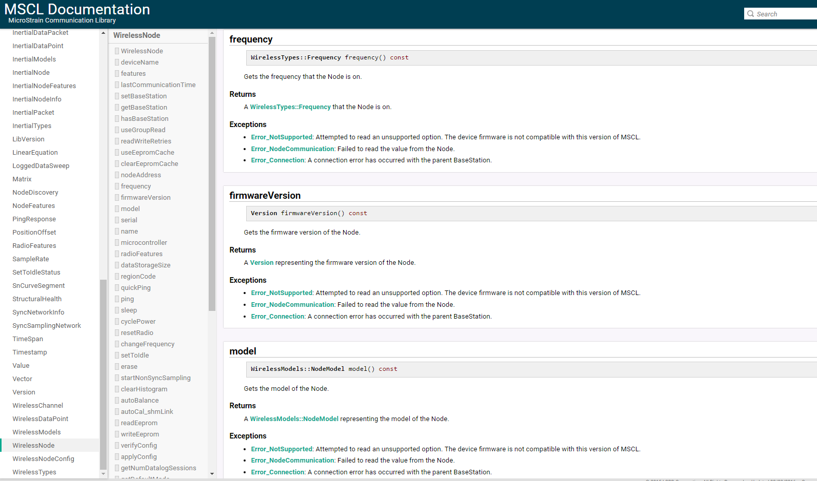 MSCL Documentation