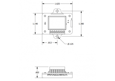 SG-Link-200-OEM - dimensions with optional mounting plate